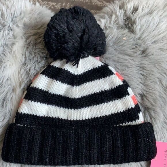 ?Kate Spade pompon stripped hat main image 4